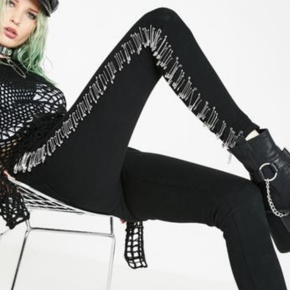 Dolls Kill Jeans Dolls Kill Current Mood Safety Pin Jeans Poshmark